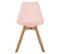Chaise Scandinave Baya Rose Poudre
