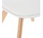 Chaise Scandinave Baya Blanc