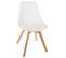 Chaise Scandinave Baya Blanc