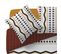 Housse De Couette 240x220 Tribal + 2 Taies 100% Coton 57 Fils