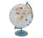 Globe Terrestre Base Métal Pour Enfant Bleu D20