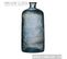 Vase Serena Verre Recyclé Bleu 7l D18.5 H42