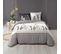 Housse De Couette 260x240 + 2 Taies Cyliane Coton 57 Fils