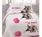 Housse De Couette 240x220 So Funny + 2 Taies Coton 52 Fils