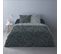 Housse De Couette 240x220 Monti Gris + 2 Taies