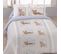 Housse De Couette 200x200 Lovely Friend + 2 Taies Coton 52 Fils