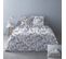 Housse De Couette 240x220 Yuka Gris + 2 Taies