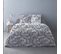 Housse De Couette 240x220 Yuka Gris + 2 Taies