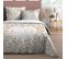 Housse De Couette 240x220 Fleurette + 2 Taies Coton 57 Fils