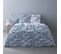 Housse De Couette 240x220 Yuka Bleu + 2 Taies