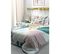 Housse De Couette 260x240 Alma + 2 Taies Coton 47 Fils