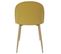 Chaise Scandinave Bergen Jaune Moutarde