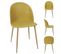 Chaise Scandinave Bergen Jaune Moutarde