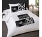 Housse De Couette 200x200 Ny By Night + 2 Taies 100% Coton