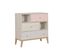 Alika - Commode 3 Tiroirs 2 Niches