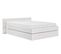 Ensemble Lit TONIGH imitation blanc + Matelas ADEONA  140x190 cm