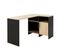 Bureau d'angle KOOPER Imitation chêne et noir