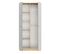 Armoire 2 Portes Avec Penderie Effet Bois H200 X L91cm