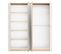 Armoire 4 Portes 2 Miroirs Effet Bois - H200 X L181cm