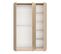 Armoire 3 Portes Effet Bois - L136 X H200 Cm