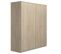 Armoire 4 Portes Effet Bois H200 X L181 Cm