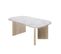 Table basse QUARTZ avec plateau effet marbre