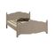 Lit 2 Places 140x190 Cm Taupe Charme - Authentic Taupe