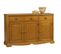 Buffet Bas 3 Portes 3 Tiroirs Pin Miel De Style Anglais L 146.6 H 89.6 P 42.5 Cm