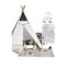 Tipi En Toile En Coton Blanc