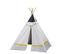 Tipi En Toile En Coton Blanc