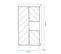 Armoire 3 Portes 1 Niche Happy - Blanc Et Bois