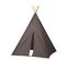 Tipi En Toile En Coton Gris