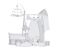 Cape De Bain Et Gant En Coton