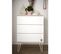 Petite Commode 3 Tiroirs Happy - Blanc Et Bois