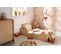 Lit Évolutif 140x70 - Little Big Bed En Bois Décor Chêne Miel