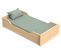 Lit Évolutif 140x70 - Little Big Bed En Bois Décor Chêne Miel