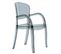 Fauteuil Joker Empilable / Gris Transparent