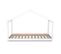 Lit Cabane 90x190 Sommier Inclus Koala - Blanc Laqué