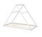 Lit Cabane 90x190 Sommier Inclus Paco Blanc