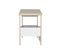 Lit Cabane Mi-hauteur 90x190 Sommier Inclus Kayla - Bois Et Blanc