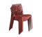 Lot De 4 Chaises Empilables Tela / Rouge