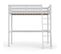 Lit Mezzanine 140x190 Sommier Inclus Dylan - Blanc