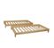 Lit Empilable Jonas 80x200 (lot De Deux Lits)+ 2 Sommiers / Naturel