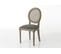 Chaise Médaillon Gris (lot De 2)