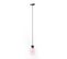 Suspension Charme Verre Rose  E27_40w