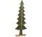 Sapins Décoratifs En Bois De Manguier Vert (lot De 3)