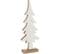 Sapins Décoratifs En Bois De Manguier Blanc (lot De 2)