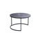 Set De 3 Tables Basses Etain