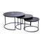 Set De 3 Tables Basses Etain