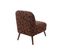 Fauteuil Trendy En Tissu Et Pieds En Bois - Eliad